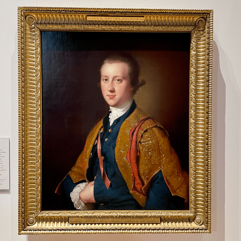 ‘Richard Fitzwilliam’ (1764) by Joseph Wright of Derby