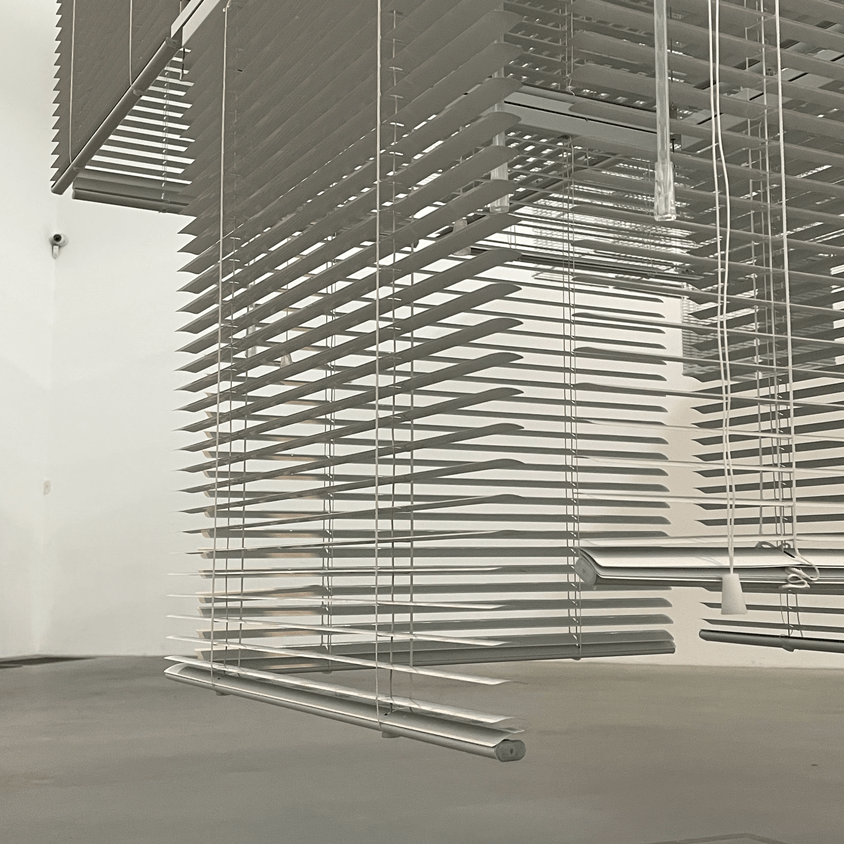 ‘Sol LeWitt Upside Down – Structure with Three Towers, Expanded 23 Times, Split in Three’ – Hague Yang (2015) - Detail