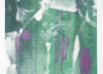 2U5IT4NIA (ii) preparatory print, Monoprint on Newsprint