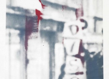 2U5IT4NIA (ii) preparatory print, Monoprint on Newsprint